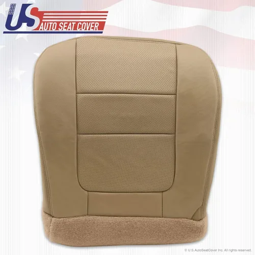 Vista 3 de 2001 para Ford F250 F350 Lariat Driver & Passenger Bottom Fundas de asiento de cuero TAN