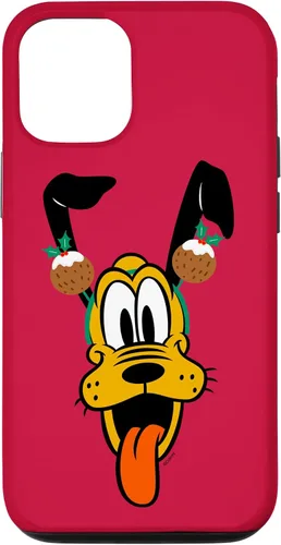 Vista 28 de Disney Plutón - Funda para iPhone 17 con diadema de pudín navideño