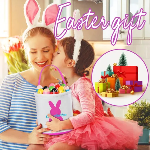 Vista 7 de Jocidea - Canasta de Pascua personalizada para niños, canastas de Pascua personalizadas, regalos de Pascua para chicos y niños, canasta de Pascua
