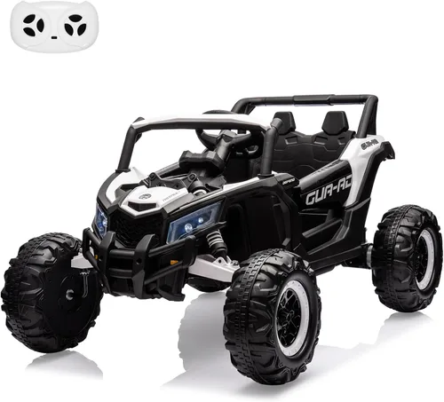 Vista 11 de 24V Ride On UTV, vehículos eléctricos con pilas, UTV para niños Negro-1