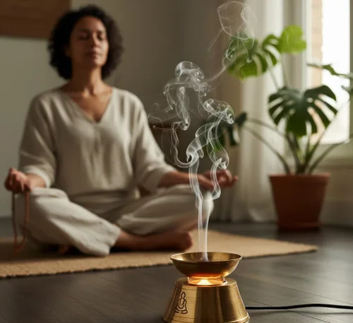 Vista 4 de Bhimseni alcanfor 3.53 oz - Tabletas de alcanfor natural para Puja, Havan e incienso - Alcanfor solo para uso religioso y aromático