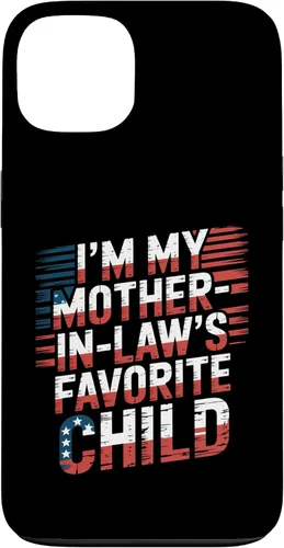Vista 7 de Cool Im My Mother in Law Favorite Child Funny Parent Patriot Case for iPhone 16