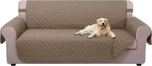 Vista 66 de U-NICE HOME Funda para sillón reclinable, reversible, con correas elásticas, resistente al agua, protege de perros y mascotas, sillón pequeño