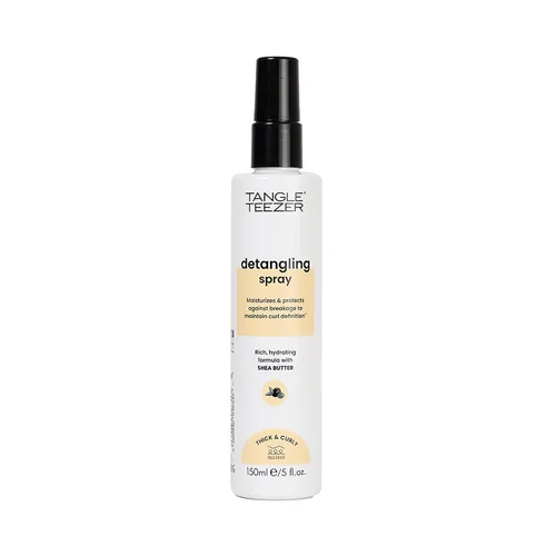 Vista 7 de Tangle Teezer Spray desenredante para cabello fino y medio, hidrata, nutre, fortalece, fabricado con proteína de trigo, vegano y libre de crueldad