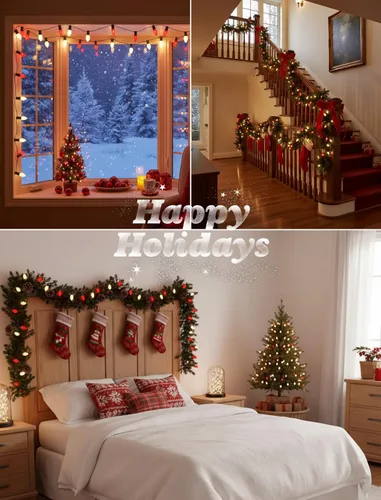 Vista 7 de Luces LED de Navidad rojas y blancas, luces de Navidad vintage C9 de 25 pies para exteriores con 26 bombillas LED, luz de Navidad extensible Luces