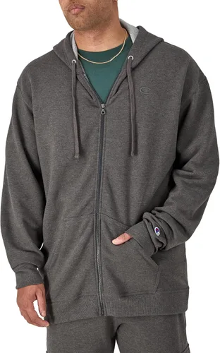 Vista 5 de Champion Powerblend - Sudadera con capucha y cremallera para hombre (regular o grande y para hombres altos)