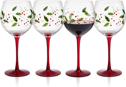 Vista 3 de Pflatzgraff Winterberry - Juego de 4 copas de vino, transparentes, 13 onzas líquidas