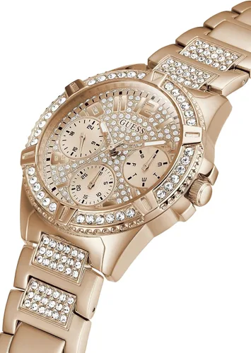 Vista 3 de Guess Reloj W1156L3, Tono oro rosa, Movimiento de cuarzo