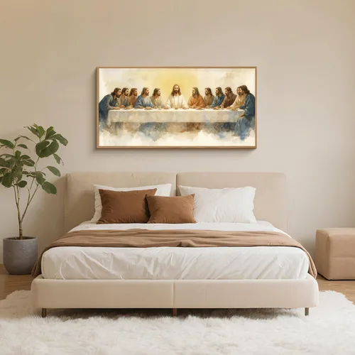 Vista 25 de FWIEXA Juego de Arte de Lienzo Bohemio Enmarcado para Pared, Cuadros Botánicos Verde Salvia Decoración de Pared, Impresiones de Arte de Plantas