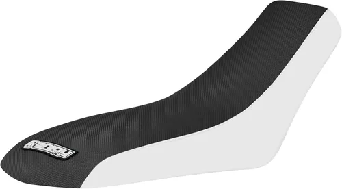Vista 12 de Enjoy Mfg Funda para asiento - Compatible con Can Am 2008-2021 DS70 DS90 Logo - #259 (completamente negra/costillas blancas)