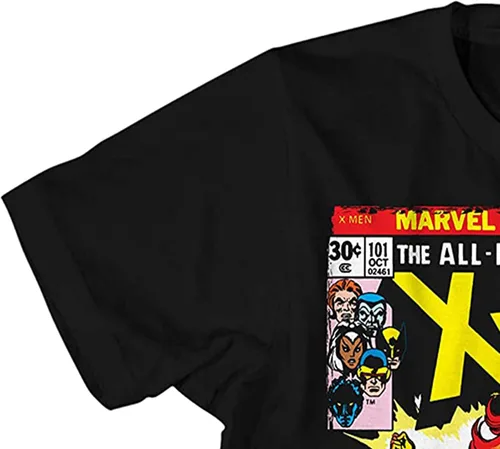 Vista 6 de Marvel Mens Comics Group Shirt - X-Men Wolverine Mens Tee - Throwback Classic T-Shirt