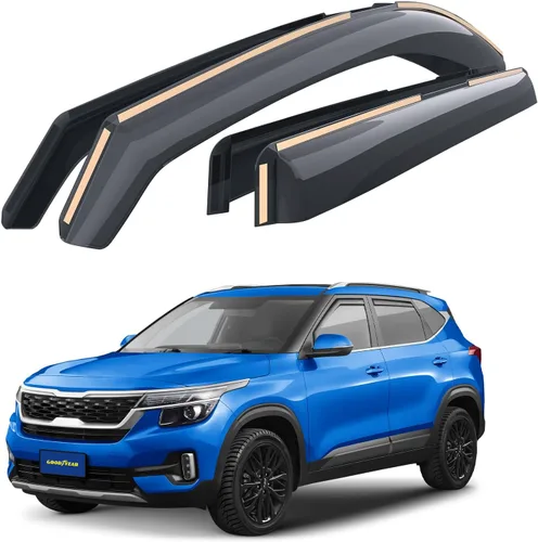 Vista 12 de Goodyear - Deflectores de ventana de canal inastillables para Toyota Camry 2025-2026 Sedan, protectores para la lluvia, viseras para la ventana