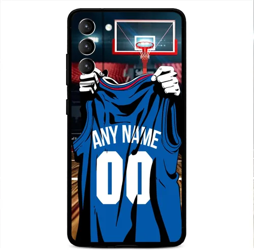 Vista 18 de Nombre y número personalizados – Atlanta Basketball Jersey – Funda de silicona líquida para Samsung Galaxy S26 S25 S24 S23 S22 S21 Plus S20 + Ultre