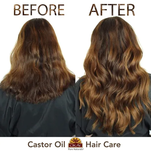 Vista 6 de OKAY - Acondicionador sin enjuague con aceite de ricino jamaicano negro - Todo tipo de cabello/texturas - Repara, hidrata, hace crecer un cabello