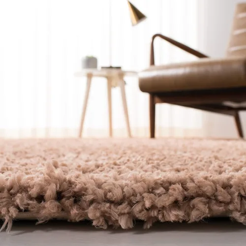 Vista 8 de SAFAVIEH Popcorn Shag Collection - Alfombra decorativa, 2 x 3 pies, beige, hecha a mano, 1.8 pulgadas de grosor, ideal para zonas de alto tráfico