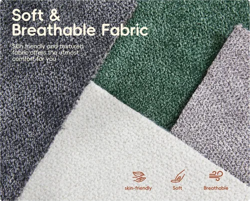 Vista 5 de Hobestluk Sofá modular de 104 pulgadas, sofá modular de 3 plazas, sofá sin hueso, sofá nube con cojín extraíble, sofás modulares seccionales