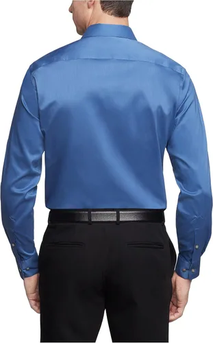 Vista 2 de Van Heusen Camisa de vestir para hombre, ajuste regular, ultra sin arrugas, cuello flexible elástico