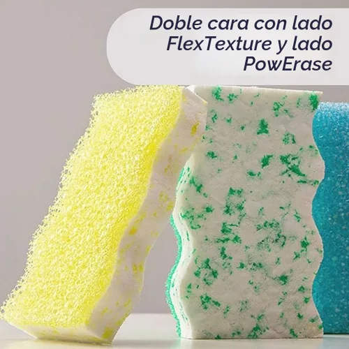 Vista 2 de Scrub Daddy Eraser Daddy 10x, esponja mágica para paredes pintadas, limpiador de zócalos, esponjas de melamina, almohadillas de limpieza de doble