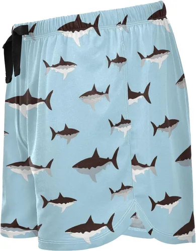 Vista 6 de Pantalones cortos de pijama para mujer, con bolsillos, tallas S-XXL