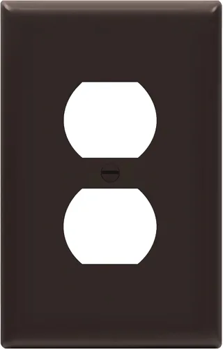 Vista 31 de ENERLITES Placa de pared dúplex para tomacorriente para receptáculos, cubierta de toma de corriente eléctrica jumbo, acabado brillante, de gran Negro