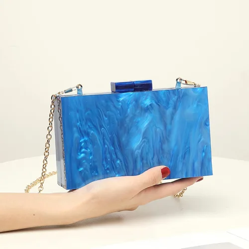 Vista 2 de LETODE Bolsos de mano de acrílico, bolso de plexiglás para mujer