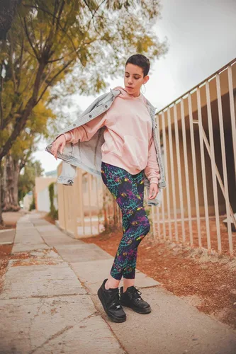Vista 6 de sissycos Womens 80s Leggings Artistic Splash Printed Buttery Soft Stretchy Pants