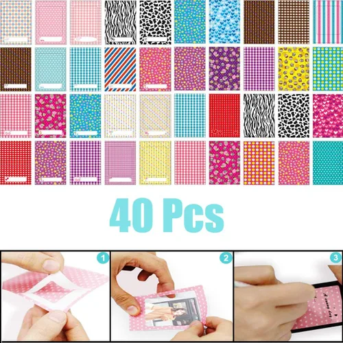 Vista 7 de BigTrend - Álbum de películas de papel fotográfico de 2 x 3 pulgadas para cámara Fujifilm Instax Mini, Polaroid Snap, Z2300, cámaras instantáneas