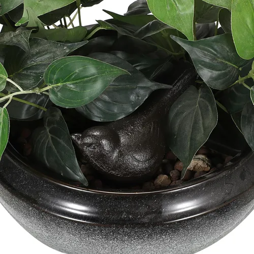 Vista 6 de Sumnacon Ocultador de llaves de repuesto para exteriores, bonito pájaro, decoración de jardín, soporte para llaves secretas para patio, porche