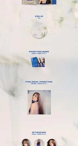 Vista 3 de TWICE JIHYO ZONE 1er mini álbum Digipack versión CD+PhotoBook+1p PhotoCard+1p póster plegable en paquete+1ea pegatina+1p Polaroid+seguimiento sellado