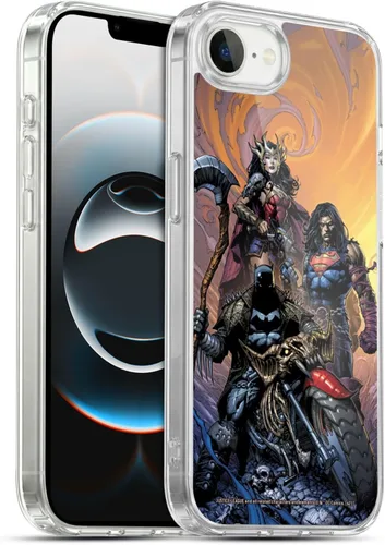 Vista 129 de Head Case Designs Funda de gel con licencia oficial de la Liga de la Justicia DC Comics #10 Darkseid War Comic Book Cover
