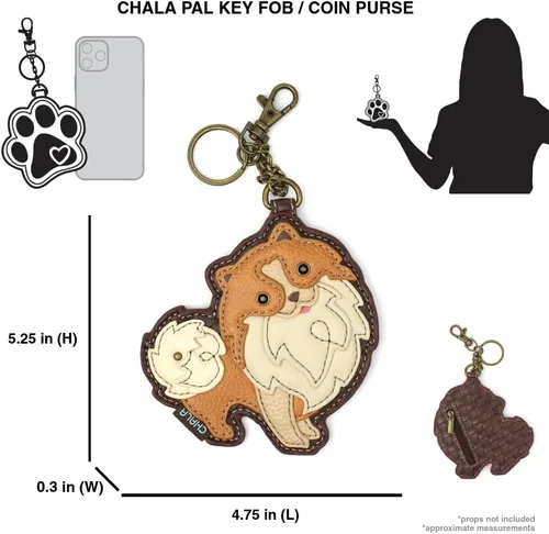 Vista 110 de CHALA Dog Collection - Llavero decorativo para mujer