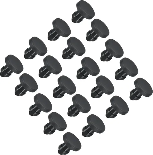 Vista 92 de MECCANIXITY Tapones de silicona con bloqueo de clic para cubrir agujeros de panel, sello de panel de goma tipo empotrado redondo para antepechos