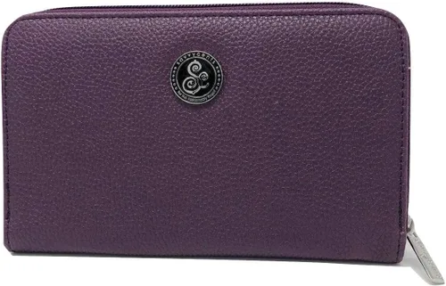 Vista 6 de Cartera, Púrpura, Cartera con cremallera