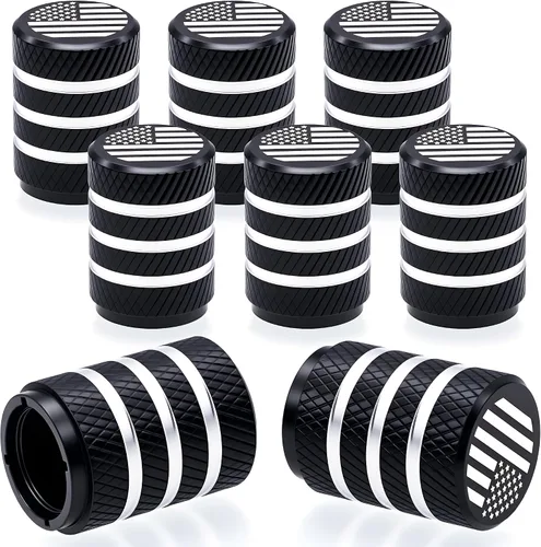 Vista 41 de 4 piezas de tapas de válvula de rueda con forma de punta, válvula de rueda de aleación de aluminio con punta, cubiertas universales de válvula