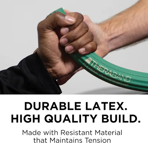 Vista 3 de THERABAND FlexBar, Resistance Bars for Tennis Elbow & Grip Strength, Color-Coded Therapy Bars for Tendonitis & Golfer’s Elbow