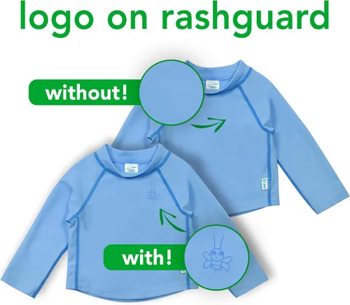 Vista 5 de i play. Boys' Long Sleeve Rashguard All-Day UPF 50+ Sun ProtectionWet Or Dry