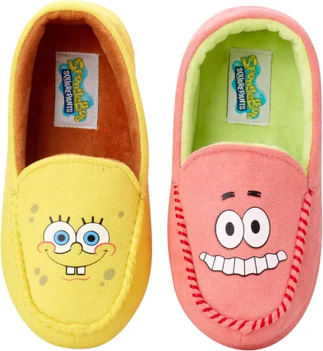 Vista 4 de Nickelodeon Pantuflas para niños - Bob Esponja y mocasines Patrick (11-5)