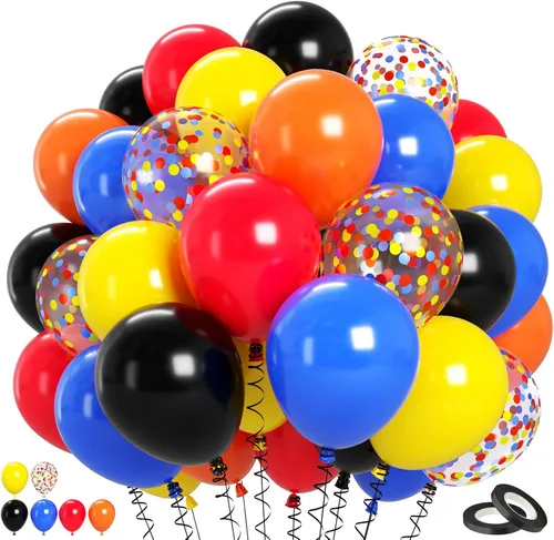 Vista 10 de Set de globos de albaricoque, 60 unidades de globos de albaricoque dorado y blanco, globos de látex de albaricoque desnudo de 12 pulgadas, globos