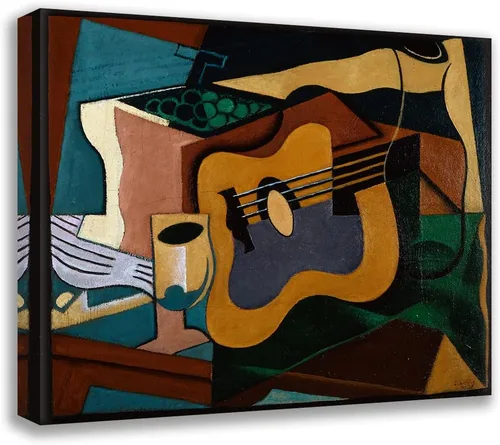 Vista 2 de ArtDirect Still Life with Guitar (1920) 10x8 UnFramed Museum Art Print Poster Ready for Framing by Juan Gris (Spanish, 1887-1927)