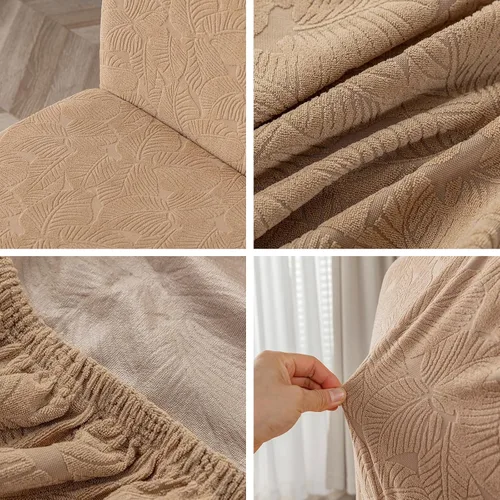 Vista 14 de Fundas impermeables para sillas de comedor, fundas elásticas para sillas Parsons, para comedor, cocina, funda protectora para silla de comedor