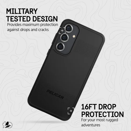 Vista 4 de Pelican Protector - Funda para Samsung Galaxy S24 Plus [6.7 pulgadas] [protección contra caídas MIL-STD de 16 pies] [carga inalámbrica] Funda