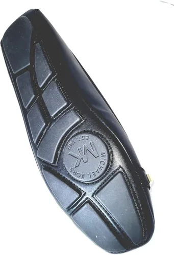 Vista 3 de Michael Kors Fulton - Mocasines para mujer, color negro napa, Negro