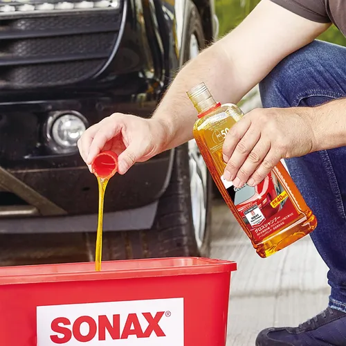 Vista 3 de SONAX 314300 Champú Concentrado Brillo 1L - Amarillo