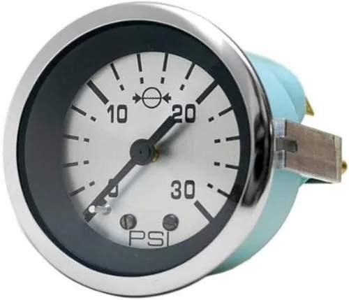 Vista 20 de Sierra International 67021P Medidor de combustible Sterling, 2 pulgadas, Negro