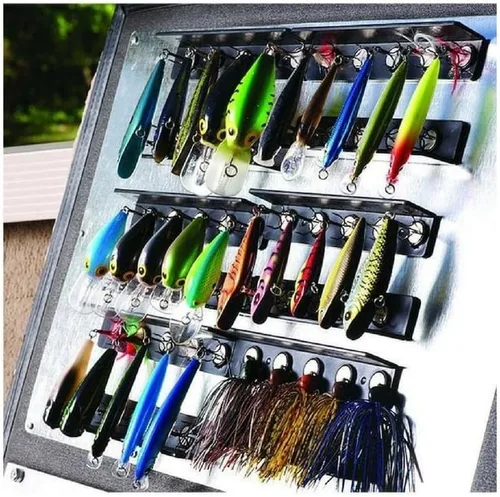 Vista 2 de T-H Marine Tackle Titan - Sistema de almacenamiento de hangar de señuelos – Soporte magnético para señuelos de pesca montado en barco y organizador