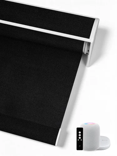 Vista 18 de SmartWings Persianas Enrollables Inteligentes Motorizadas con Filtro de Luz, Persianas Eléctricas con Control Remoto para Ventanas Compatibles