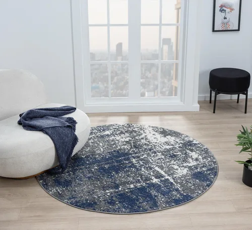 Vista 18 de Keen Home Design Alfombras de Área - 2x3 Que No Se Desprenden, Alfombras Abstractas para Cocina, Sala de Estar, Dormitorio, Comedor, Entrada Negro