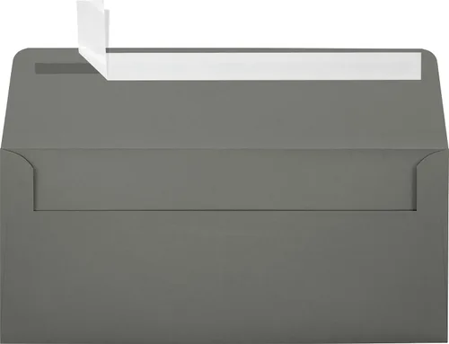 Vista 27 de LUXPaper Sobres de negocios #10 Despegar y prensar 4 1/8 pulgadas x 9 1/2 pulgadas Negro medianoche Texto de 80 libras Cantidad de 1,000