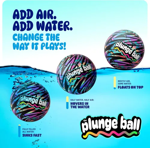 Vista 3 de HydroSport Pelota de inmersión – Juguetes de piscina – Juegos de piscina para niños, adultos y familia – Pelotas de agua – Juguetes de agua