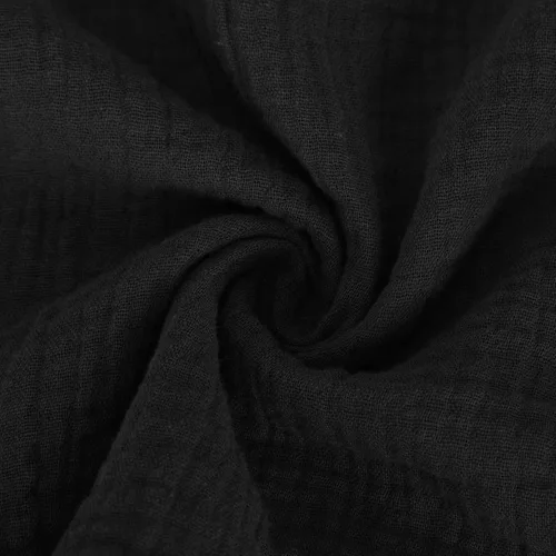 Vista 3 de Camisas casuales de lino para hombre, de manga larga, cuello en V, a la moda, playa, vacaciones, sueltas, lisas, ligeras, básicas